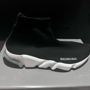 Black Balenciaga sock sneakers, Size 10